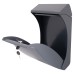 Burg Wachter Swing Plastic Postbox - 419 x 271 x 129mm - Anthracite Grey