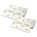 Rebated Storm Proof Casement Window/Door Hinge - 100 x 3mm - Stainless Steel - Pair