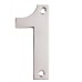 Exel 100mm Screw Fix Door Numeral - 1 - Satin Stainless Steel