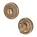 Hampstead Bathroom Turn & Release - 48mm Diameter - Antique Brass