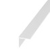Rothley 1000mm Plastic Angle - Equal Sided - 40 x 40 x 1.2mm - White 