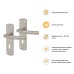 Exel Satin Stainless Steel Arched Keyhole Lock Door Handle - 172 x 44mm