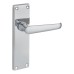 Exel Victorian Latch Door Handle Kit - Polished Chrome
