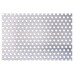 Perforated Radiator Round Hole Grille - 700 x 800mm - Aluminium