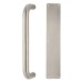 Heavy Duty Pull Door Handle Fire Door Kit - Power Size 2-5 - Push/Pull Mounting - Stainless Steel