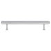 Alexander & Wilks Vesper Hex 14mm T-Bar Cabinet Pull Handle - 128mm Centres - Polished Chrome