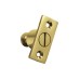 Exel Screw Out Bartholomew Sash Window Stop - 44 x 19mm - Polished Brass