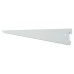 Exel Twin Slot Shelf Bracket - 270mm Length - White
