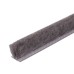 Exitex Sash Window Slide Pile with Fin - 100m Length - 6.5mm Pile - Grey