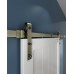 FVG Barn Strap Soft Open/Close Sliding Door Gear - 2000mm Track - 60-80kg Max Door - Antique Brass