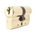 Exel 5 Pin 60mm Euro Double Cylinder - 30 + 30mm - Polished Brass - Keyed to Differ