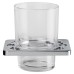 Croydex Sutton Tumbler & Holder - 95 x 100 x 80mm - Polished Chrome