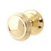 Heritage Brass by M Marcus Goodrich Mortice Door Knob - 69mm Rose Diameter - Polished Brass