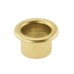 Shelf Support Socket - Polished Brass - Pack of 50