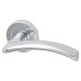 Heritage Brass by M Marcus Polished Chrome Door Handles on Round Rose - Centaur Range 