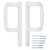 Trojan uPVC Patio Dummy Door Handle - White