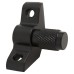 Exel Stair Rod with Knurled Finials - 900mm Length - Matt Black