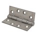 Enduro Twin Ball Bearing Grade 13 Butt Fire Door Hinge - 102 x 76 x 3mm - 316 Sat Stainless - Pair