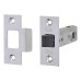 UNION 2648 Tubular Mortice Latch - 80mm Case - 57mm Backset - Square - Silver Enamel