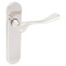 Urfic Polished Nickel Scroll Latch Door Handle - Berkshire Range - 113 x 39mm