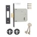 ERA 3 Lever Deadlock - 76mm Case - 57mm Backset - Matt Black