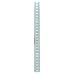 Exel Raised Bookcase Strip - 1829 x 24mm - Bright Zinc Plated