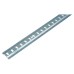 Exel Raised Bookcase Strip - 1829 x 24mm - Bright Zinc Plated