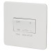 Knightsbridge 10AX 1 Gang Triple Pole Fan Isolator Switch - Matt White