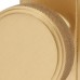 Hampstead Miller Knurled Mortice Door Knob on Backplate - Bathroom - 205 x 52mm - Satin Brass