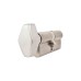 UNION J2X28 Pattern 5 Pin 74mm Euro Thumbturn Cylinder - 37mm Turn + 37mm - Satin Chrome