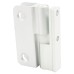 Pro Self Closing Toilet Cubicle Hinge - 12-13mm Panels - Satin Anodised Aluminium