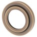 Burlington BUR10 Antique Brass Door Handles on Round Stepped Rose - Mayfair Range 