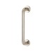 Hampstead 22mm D-Bar Door Pull Handle on Rose - Bolt Fix - 250mm Centres - Satin Stainless Steel