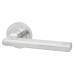 Exel Satin Chrome Door Handles on Round Rose - Sophia Range 