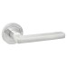 Exel Satin Chrome Door Handles on Round Rose - Sophia Range 