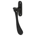 Carlisle Brass Victorian Mortice & Hook Plate Casement Window Fastener - Reversible - Matt Black