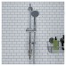 Croydex Presion Single Spray Shower Kit - Chrome