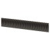 Exel Crewe 10mm Reeded D-Bar Cabinet Pull Handle - 224mm Centres - Matt Black