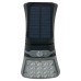 Forum Zink Blackhall 2.5W LED Solar Security Floodlight with MW & Photocell - IP44 - 6500K - Black