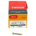TIMCO Solo Chippy Pozi Countersunk Wood Screws - 4.0 x 30mm - Yellow Zinc - Pack of 200