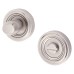 Jedo Parisian Bathroom Turn & Release - 40mm Diameter - Satin Nickel