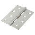 Steel Butt Door Hinge - 100 x 67mm - Chrome - Pair
