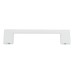 Exel 9mm Slim D-Bar Cabinet Pull Handle - 96mm Centres - White