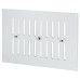 Exel Hit & Miss Vent - 242 x 165mm - Satin Aluminium