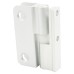 Premier Self Closing Toilet Cubicle Hinge - 17-19mm Panels - Satin Anodised Aluminium