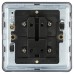 Knightsbridge 10AX 1 Gang Screwless Flat Plate Double Pole Light Switch - Anthracite
