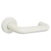 Hoppe AR600/20 Diamond White Nylon Steel Core Safety Door Handle on Rose - Paris Range 