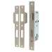 Codelocks CL620 Push Button Code Lock and Mortice Lock with Key Override - Brushed Steel
