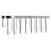 Croydex Wirework Medium Corner Shower Soap Dish Basket - 60 x 280 x 165mm - Stainless Steel