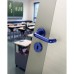Hoppe AR600/26 Nylon Escutcheon - 52mm Diameter - Keyhole - Cobalt Blue - Pair